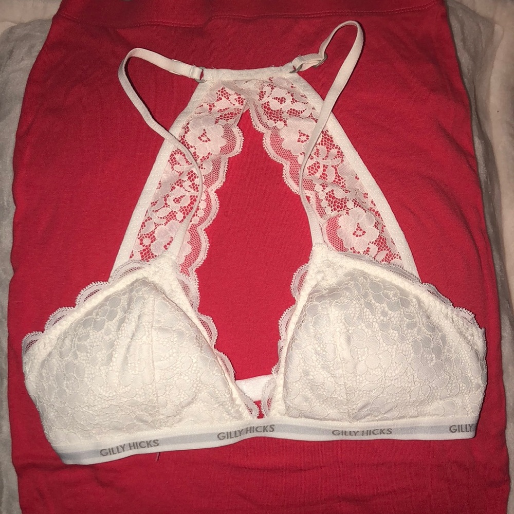 Gilly Hicks racerback bralette in white